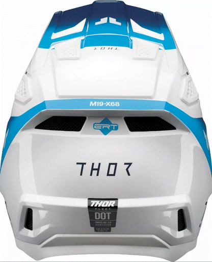 Мотокрос каска THOR FLEET STORM WHITE/NAVY