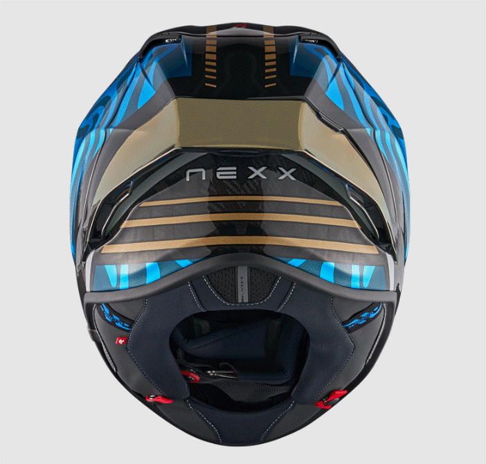 Каска NEXX X.R3R SWIRL SKY BLUE