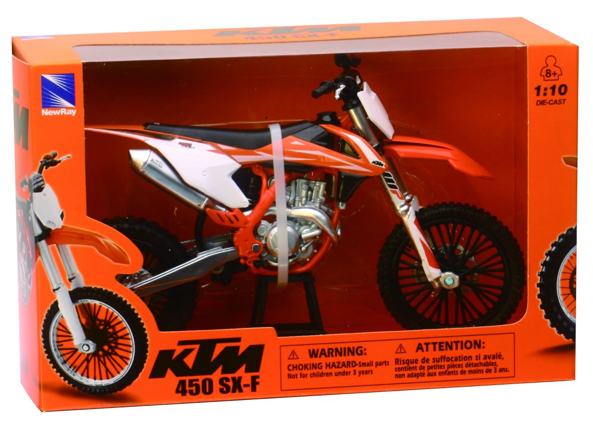 Мотоциклет играчка NEW-RAY KTM 450 SX-F 1:10