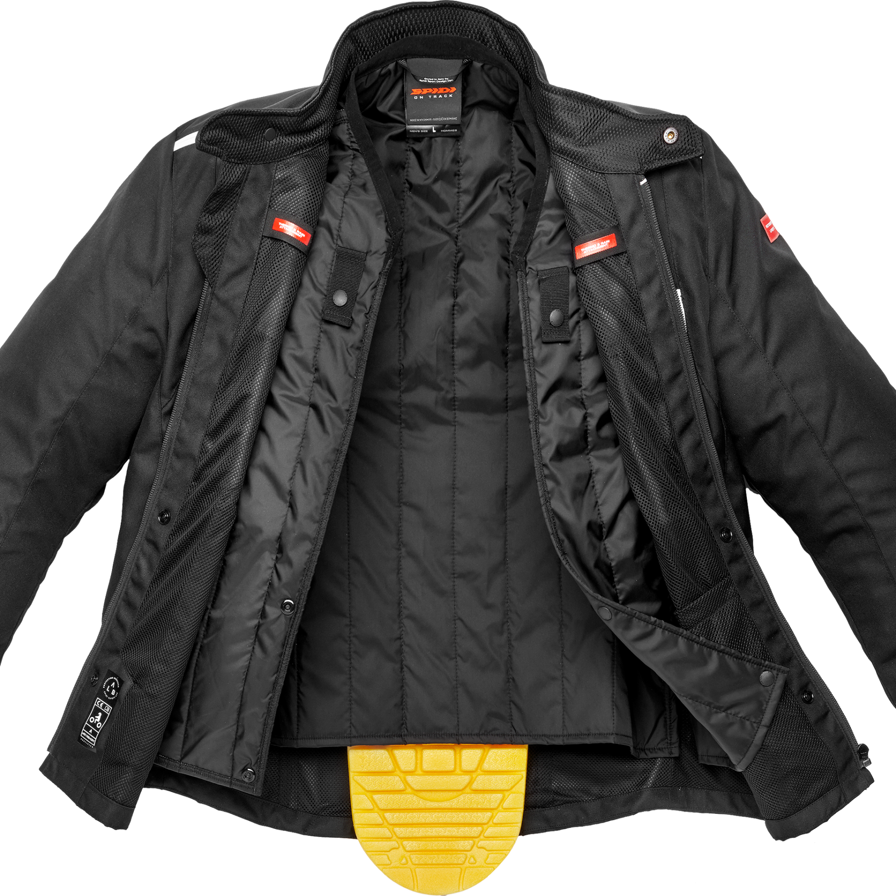 Текстилно мото яке SPIDI SOLAR TEX BLACK/WHITE