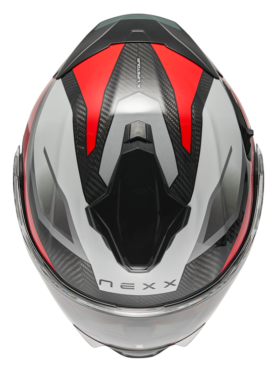 Каска NEXX X.LIFETOUR FLIP UP PRO MILE WHITE RED