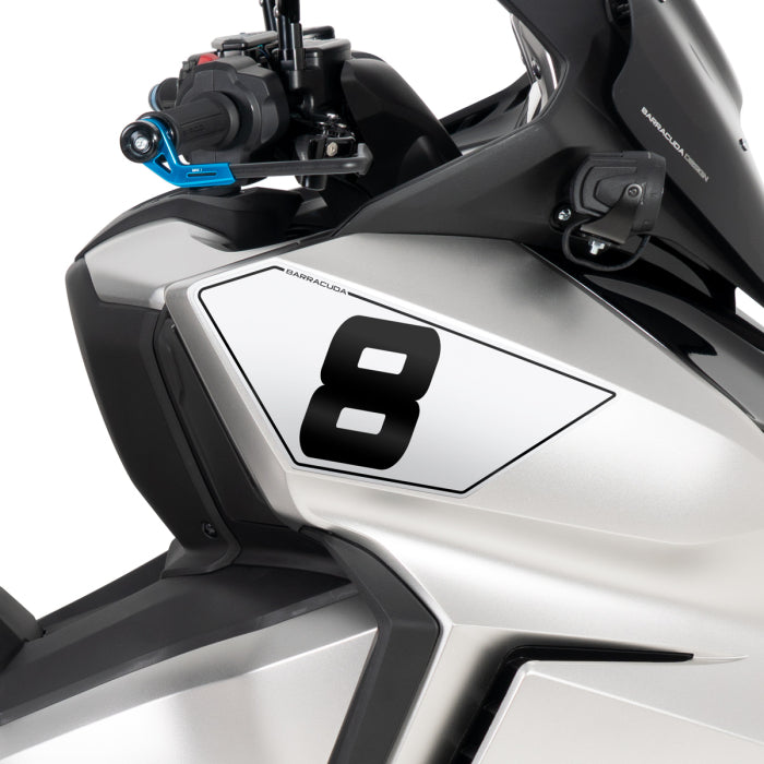 СТОЙКИ ЗА СЪСТЕЗАТЕЛЕН НОМЕР BARRACUDA Honda Forza 750 (2021)