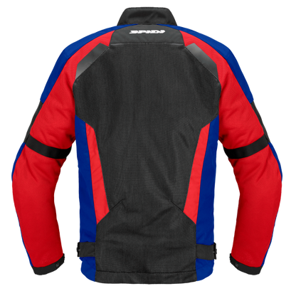 Текстилно мото яке SPIDI TEK NET BLACK/RED/BLUE