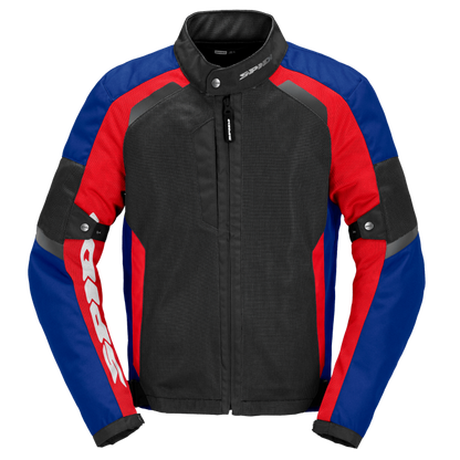 Текстилно мото яке SPIDI TEK NET BLACK/RED/BLUE