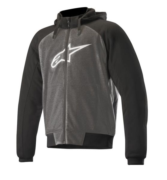 Мото суичър ALPINESTARS Chrome Sport Hoodie GRAY/BLACK/WHITE