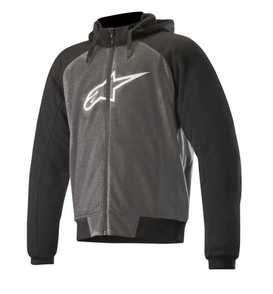 Мото суичър ALPINESTARS Chrome Sport Hoodie GRAY/BLACK/WHITE