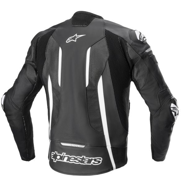 Кожено яке ALPINESTARS FUSION BLACK/GREY/WHITE