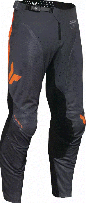 Мотокрос брич THOR LAUNCHMODE AIR RAID CHARCOAL/BLACK