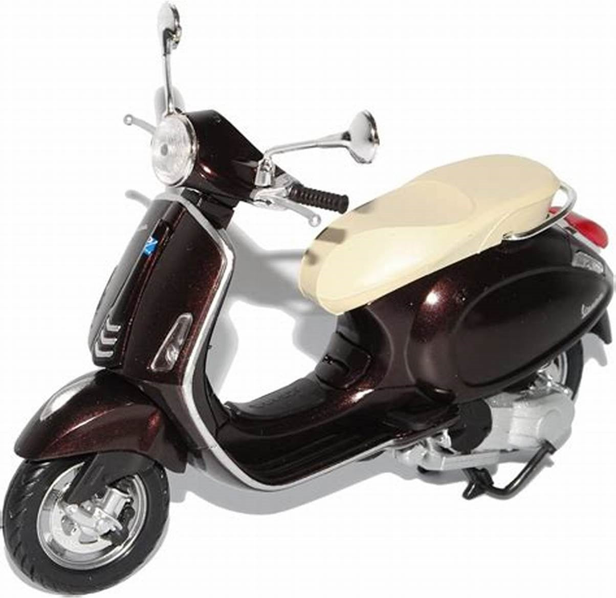 Мотопед играчка Vespa Primavera 1:12 BROWN