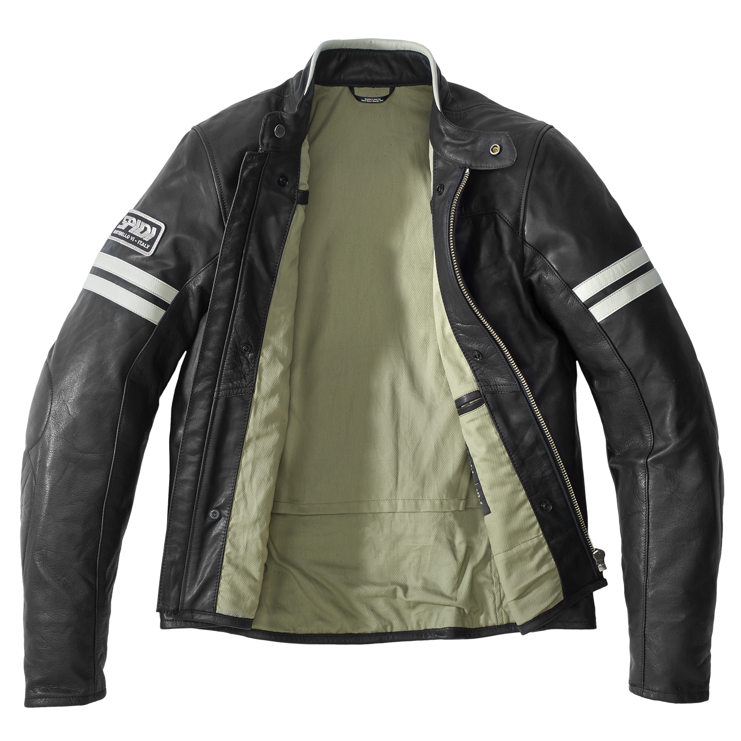 Кожено мото яке SPIDI VINTAGE Ice/Black