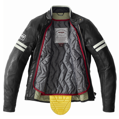 Кожено мото яке SPIDI VINTAGE Ice/Black