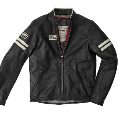 Кожено мото яке SPIDI VINTAGE Ice/Black