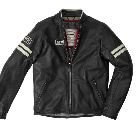 Кожено мото яке SPIDI VINTAGE Ice/Black