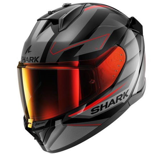 Каска SHARK D-SKWAL 3 SIZLER BLACK/GREY/RED