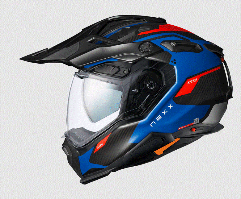 Адвенчър каска NEXX X.WED3 GOBI RED/BLUE