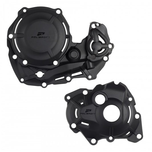 Комплект екстремен протектор за капака на двигателя POLISPORT Extreme Engine Protection Kit Yamaha YZ 450FX / WR 450F 2024 Black