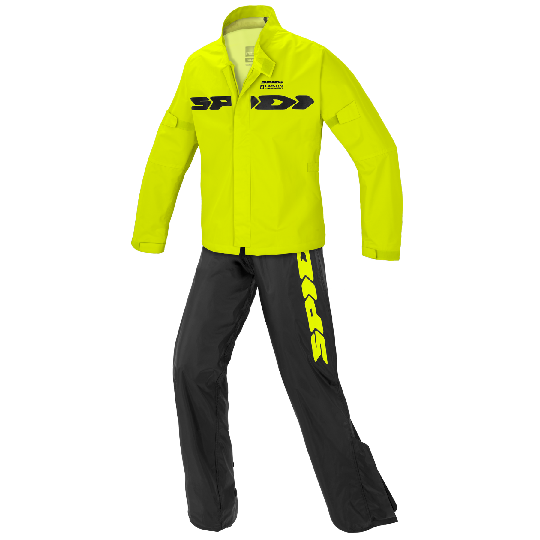Комплект дъждобран SPIDI SPORT RAIN BLACK/FLUO