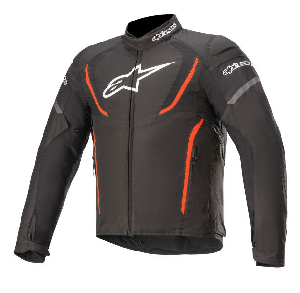 Текстилно яке ALPINESTARS T-JAWS V3 WATERPROOF BLACK/FLUO RED