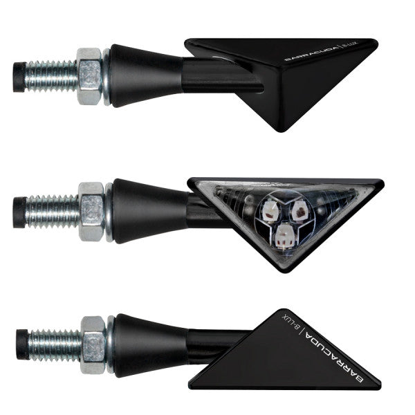 LED мото мигачи BARRACUDA Z-LED B-LUX BLACK