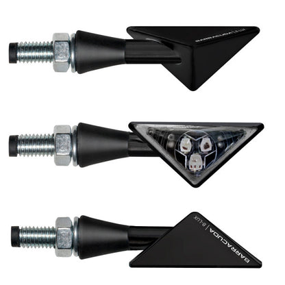 LED мото мигачи BARRACUDA Z-LED B-LUX BLACK