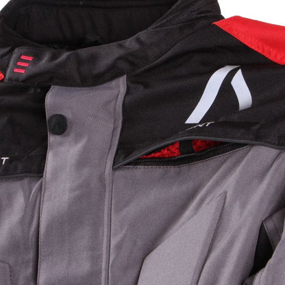 Текстилно мото яке ADRENALINE PYRAMID 2.0 BLACK/GREY/RED