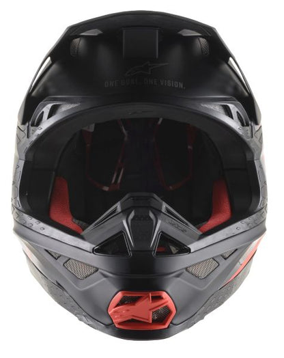 Мотокрос каска ALPINESTARS SM8 Echo BLACK/FLUO GREY/RED